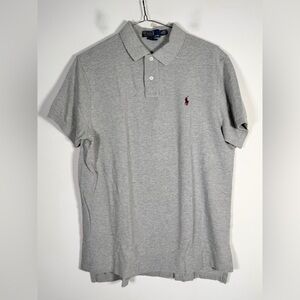 Polo by Ralph Lauren Men’s Size Extra Large XL Custom Fit Gray Polo Shirt